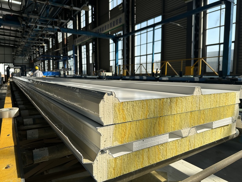 TPO rock wool sandwich panel